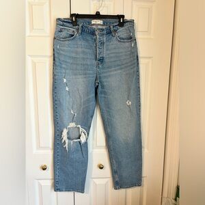 A&F High Rise Dad Jean WORN ONCE